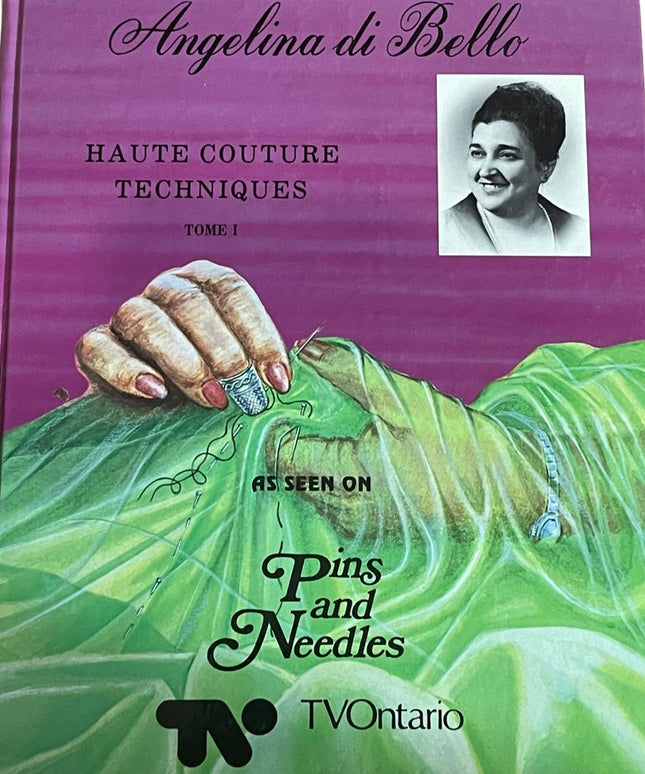 Lot of 2 Vintage Rare SEWING BOOKS Bishop Method Angelina Di Bello Haute Couture