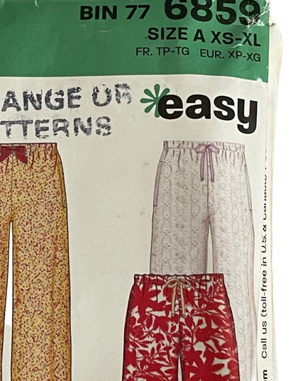 LOT of 4 Sewing patterns Dog pajamas craft UNCUT VG