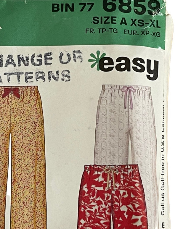 LOT of 4 Sewing patterns Dog pajamas craft UNCUT VG
