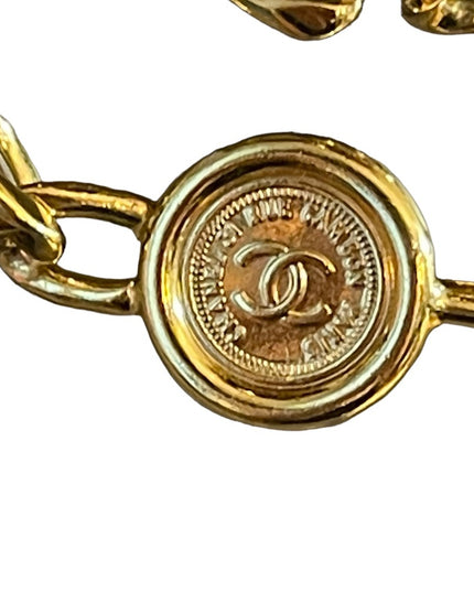 Vintage 1993 (93A) Chanel Authentic Gold finish chain belt