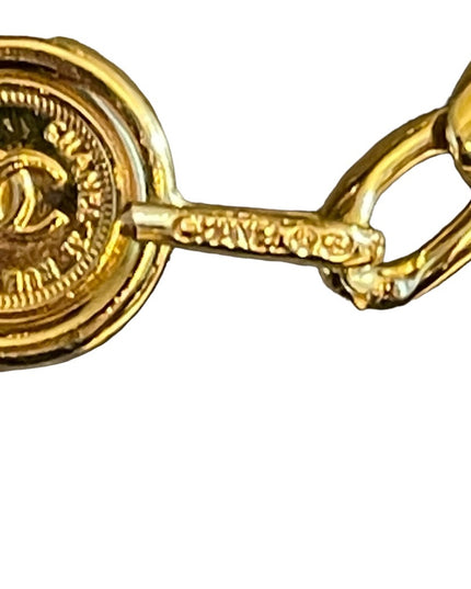Vintage 1993 (93A) Chanel Authentic Gold finish chain belt