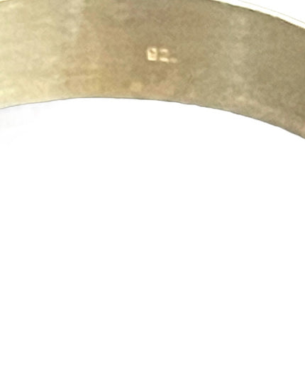 Vintage Sterling silver 925 etched bangle