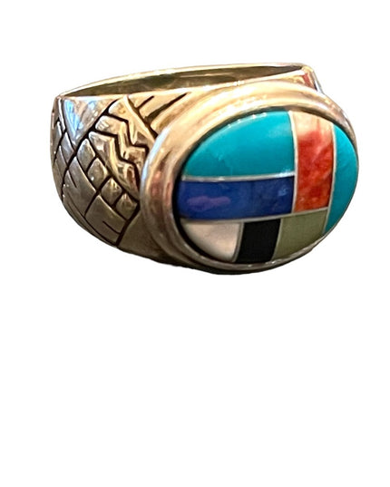 Vintage Carolyn Pollack Relios Sterling silver 925 Zuni stone Southwestern