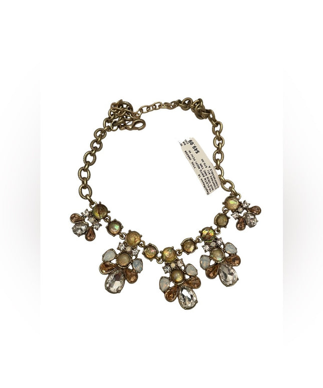 Lovely NWT Bella & Jack fancy crystal necklace choker statement necklace