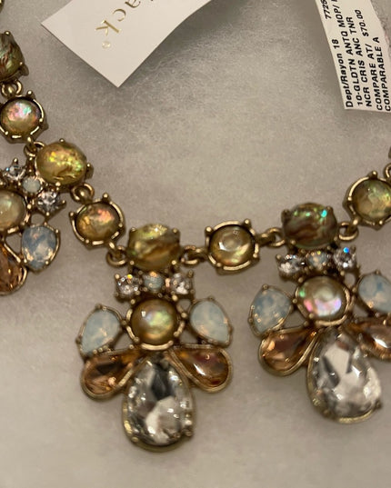 Lovely NWT Bella & Jack fancy crystal necklace choker statement necklace
