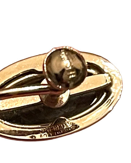 Vintage sterling silver Sarah Coventry Abalone CAMEO screw back earrings 925