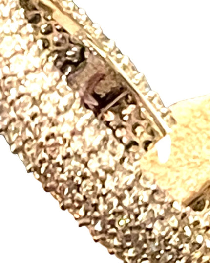 Lovely Stunning 925 Sterling silver CZ fancy infinity rhinestone band ring