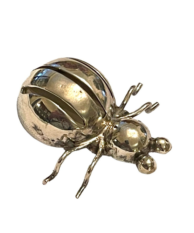 Vintage Large TC-254 Artisan Taxco Mexico 925 sterling spider brooch