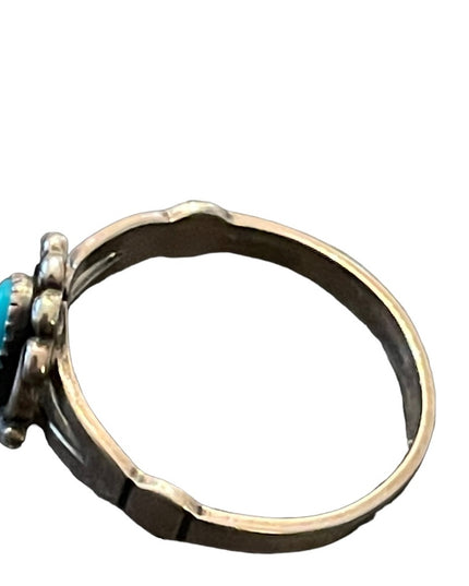 Vintage Sterling silver 925 Turquoise William Wheeler Southwestern Ring