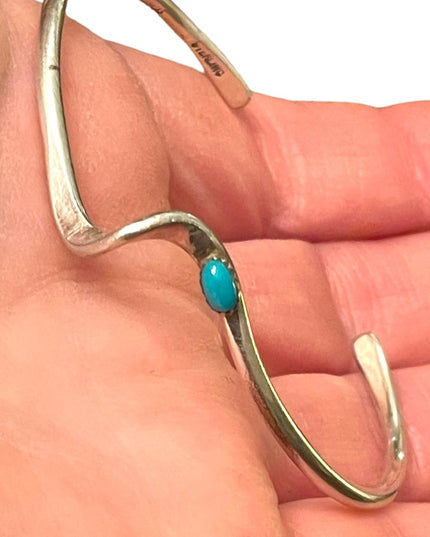 Stunning vintage THOMAS FRANCISCO Sterling silver 925 Navajo bracelet