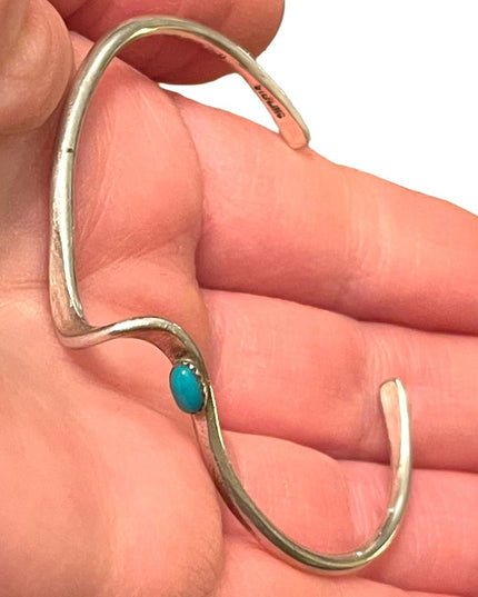 Stunning vintage THOMAS FRANCISCO Sterling silver 925 Navajo bracelet