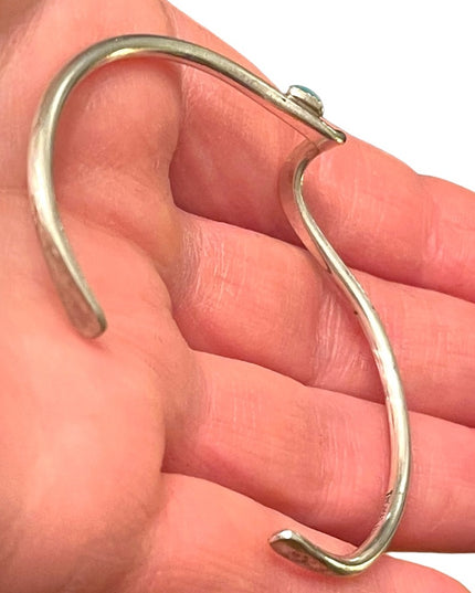 Stunning vintage THOMAS FRANCISCO Sterling silver 925 Navajo bracelet