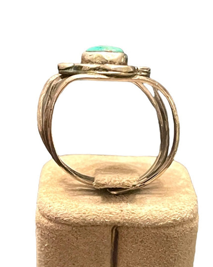 Vintage Sterling silver 925 Turquoise southwestern Navajo ring Mens