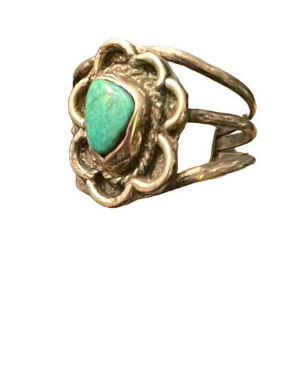 Vintage Sterling silver 925 Turquoise southwestern Navajo ring Mens
