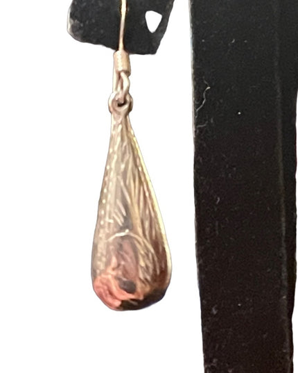 Vintage sterling silver 925 dangle tear drop earrings