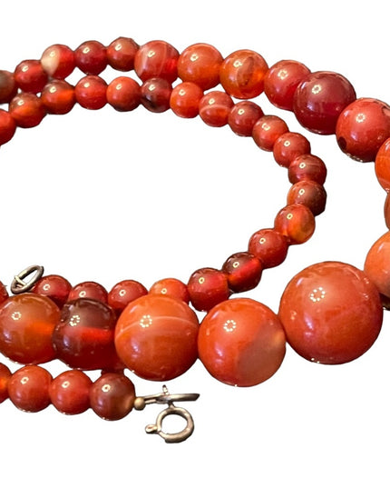 Lovely Agate stone fancy graduated bead necklace