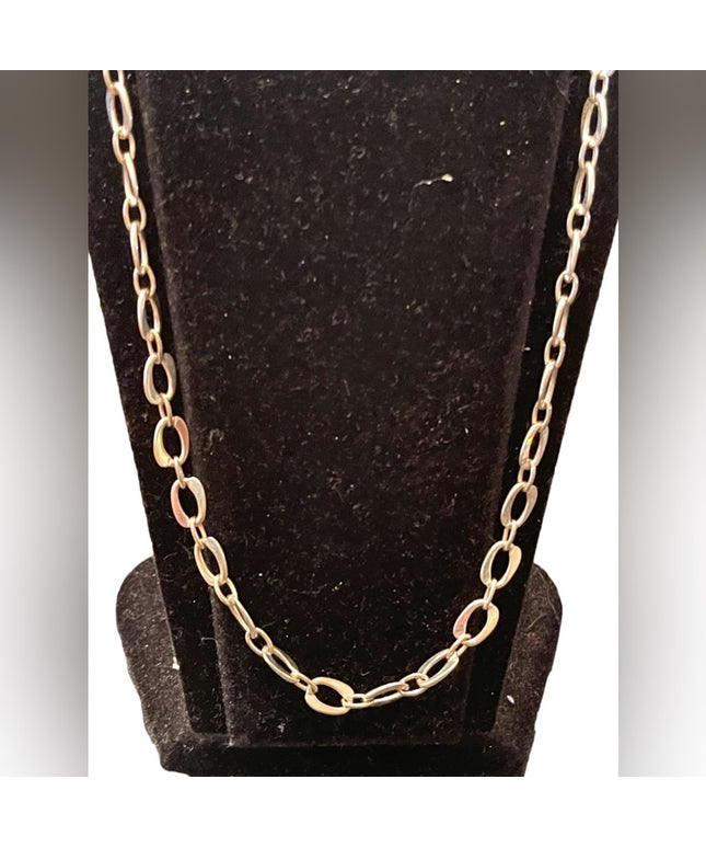 Sterling silver 925 MiLOR Italy fancy chain link necklace