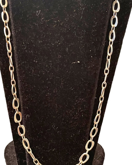 Sterling silver 925 MiLOR Italy fancy chain link necklace