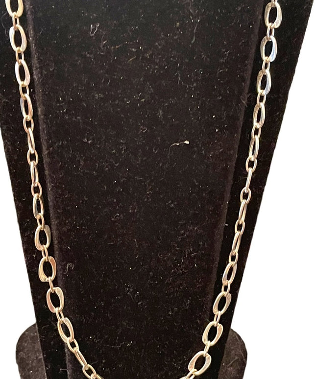 Sterling silver 925 MiLOR Italy fancy chain link necklace