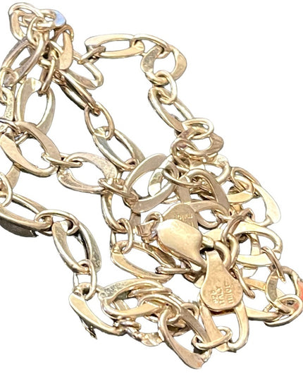 Sterling silver 925 MiLOR Italy fancy chain link necklace