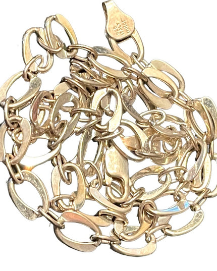 Sterling silver 925 MiLOR Italy fancy chain link necklace
