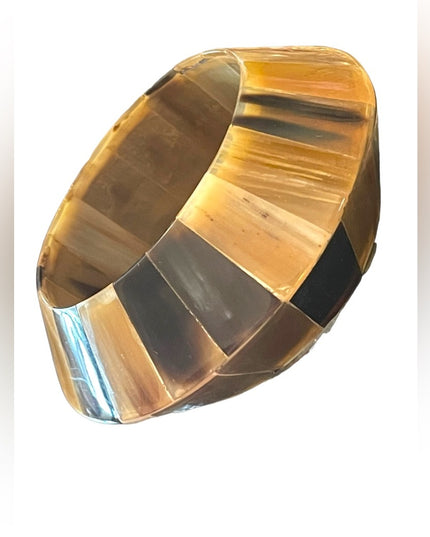 Large chunky earthy resin???? bangle bracelet