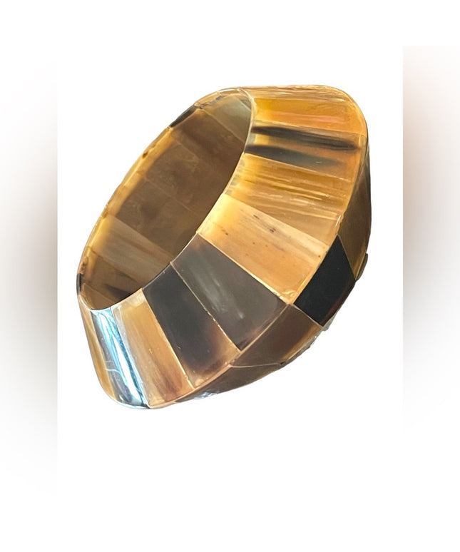 Large chunky earthy resin???? bangle bracelet