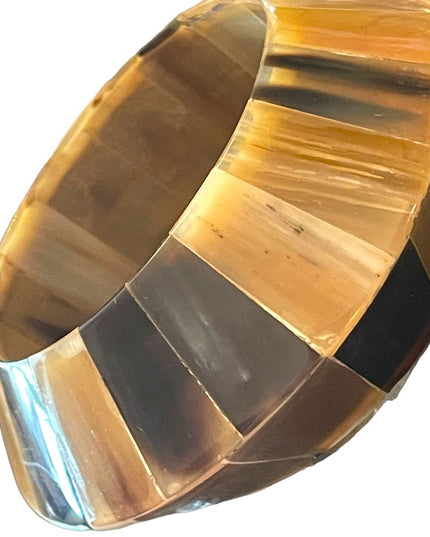 Large chunky earthy resin???? bangle bracelet