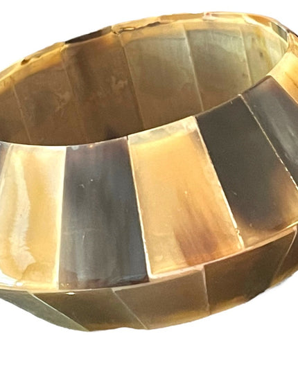 Large chunky earthy resin???? bangle bracelet