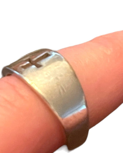 Vintage James Avery cut out cross religious Ring sterling silver 925