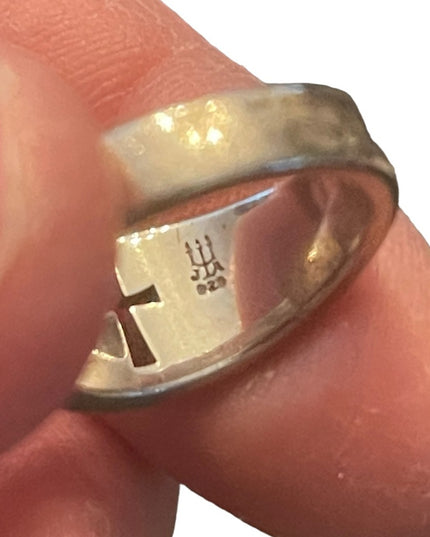 Vintage James Avery cut out cross religious Ring sterling silver 925