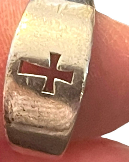 Vintage James Avery cut out cross religious Ring sterling silver 925