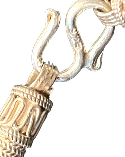 Vintage Sterling silver 925 Bali Balenisian Solid Bracelet