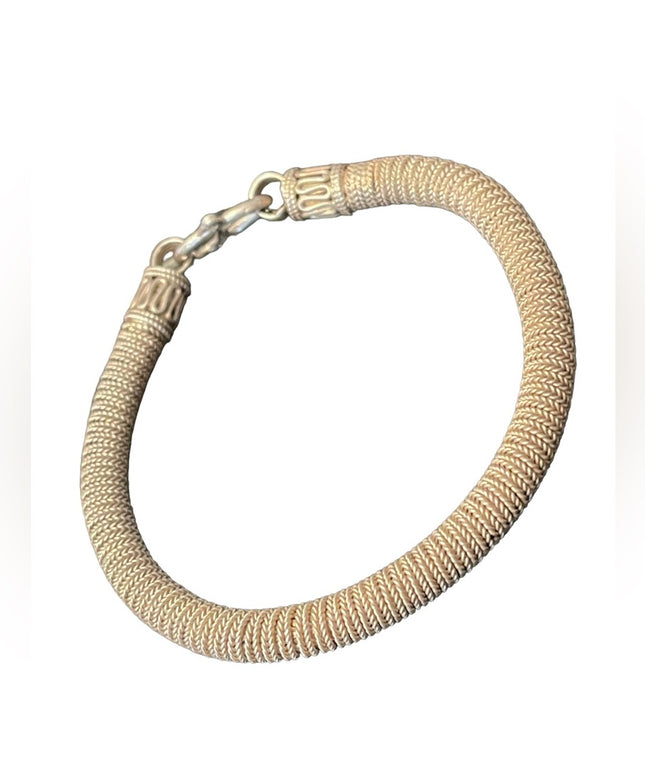 Vintage Sterling silver 925 Bali Balenisian Solid Bracelet