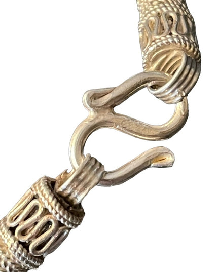 Vintage Sterling silver 925 Bali Balenisian Solid Bracelet