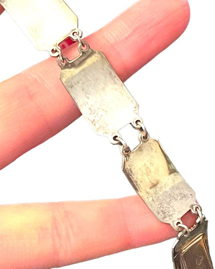 Vintage Sterling silver 925 Siam Goddess bracelet