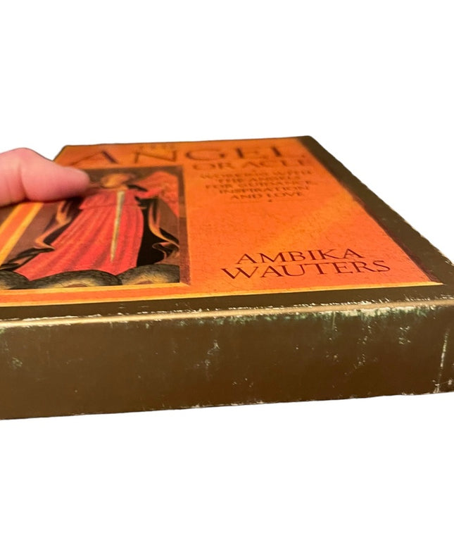 The Angel Oracle 1st printing OOP 1995 Cards & HC book box set