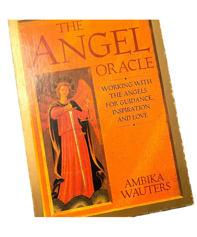 The Angel Oracle 1st printing OOP 1995 Cards & HC book box set