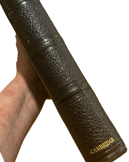 Vintage 1950s Catholic Holy Communion & Other services book Bk leather HC book