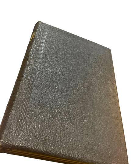 Vintage 1950s Catholic Holy Communion & Other services book Bk leather HC book