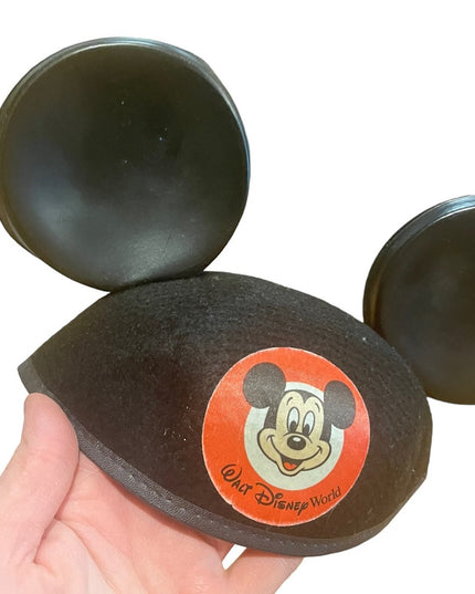 VINTAGE Walt Disney World Mickey Mouse Ears Hat Jacobson Child Made in USA New