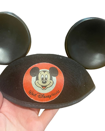 VINTAGE Walt Disney World Mickey Mouse Ears Hat Jacobson Child Made in USA New