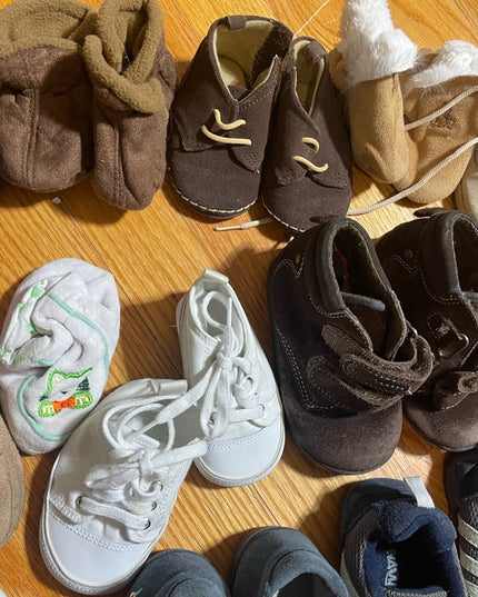 LOT of 17 pairs Various Sz & brand Name Boy BABY shoes