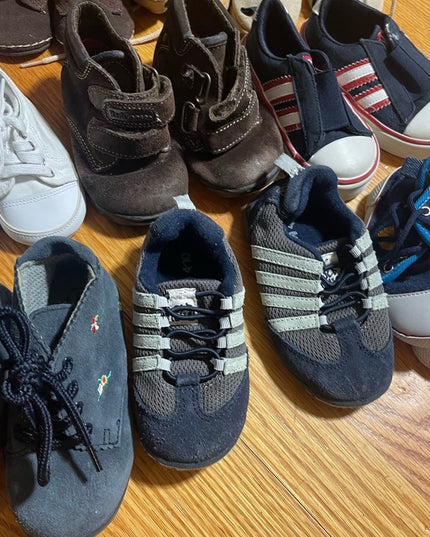 LOT of 17 pairs Various Sz & brand Name Boy BABY shoes