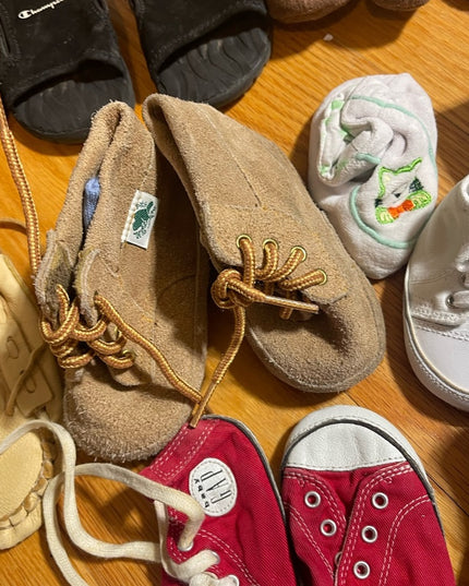 LOT of 17 pairs Various Sz & brand Name Boy BABY shoes