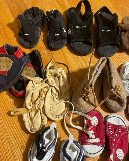 LOT of 17 pairs Various Sz & brand Name Boy BABY shoes