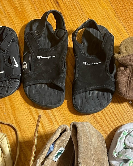 LOT of 17 pairs Various Sz & brand Name Boy BABY shoes