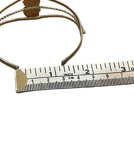 Vintage Native Southwestern Navajo MOP Pearl Bangle bracelet Silver