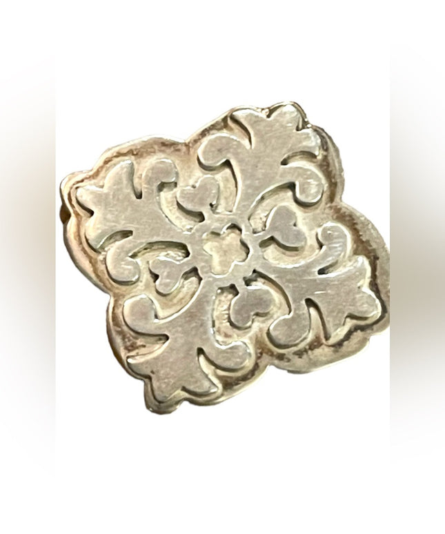 Vintage K Oliver Sterling silver Fancy ornate deco hallmarked brooch 925