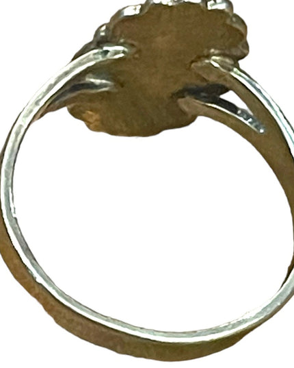 Vintage Sterling silver Bell Trading post Southwestern Turquoise  ring 925